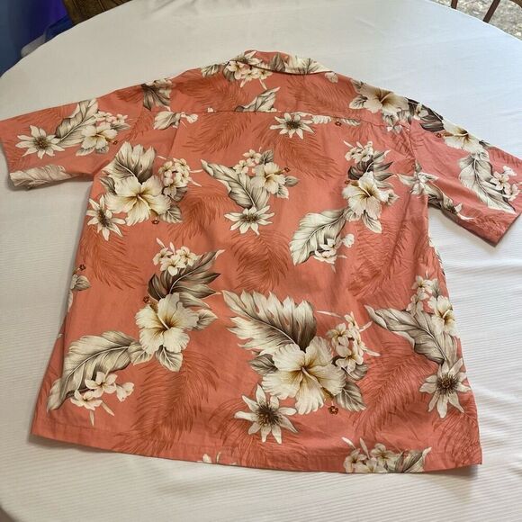 Pacific Legend Floral Short Sleeve Button Up Shirt Size 2XL - Picture 5 of 6